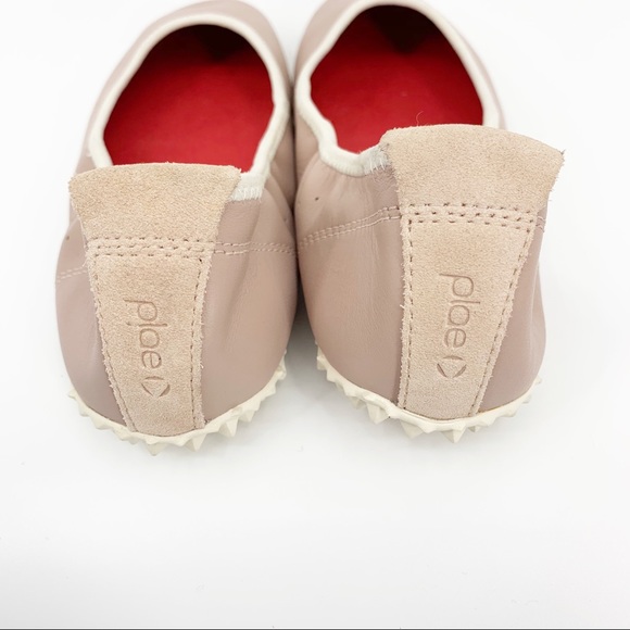 Plae Crosby Dusty Rose Ballet Flats - packable leather minimalist shoes - Picture 3 of 8